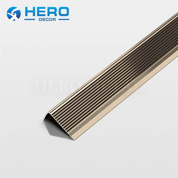 Aluminum L Shape Stair Nosing Non-slip Clip