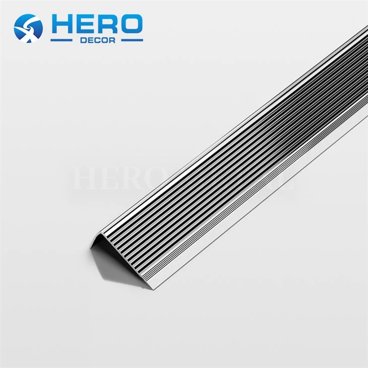 Aluminum L Shape Stair Nosing Non-slip Clip