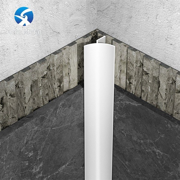 internal angle tile trims aluminum